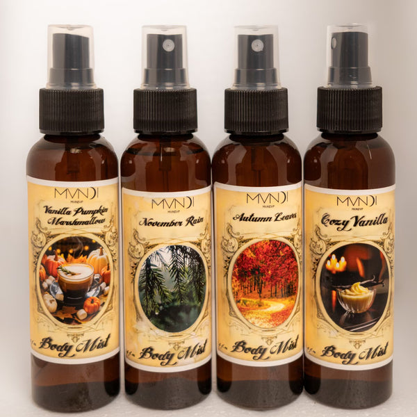4 Body Mists Set